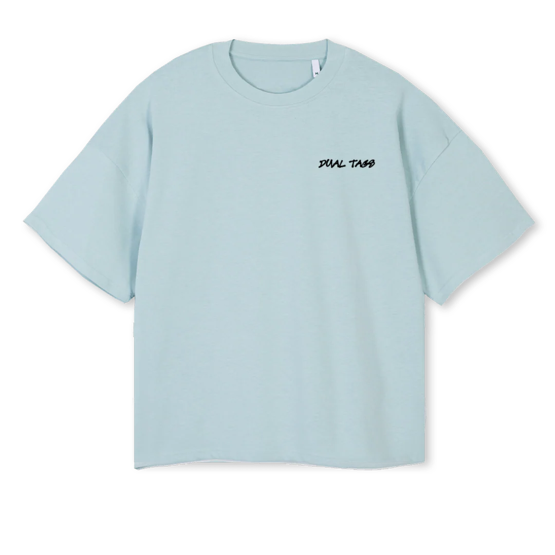 ALONE TOGETHER BBYBL Cold Blue Oversized Boxy Tee.