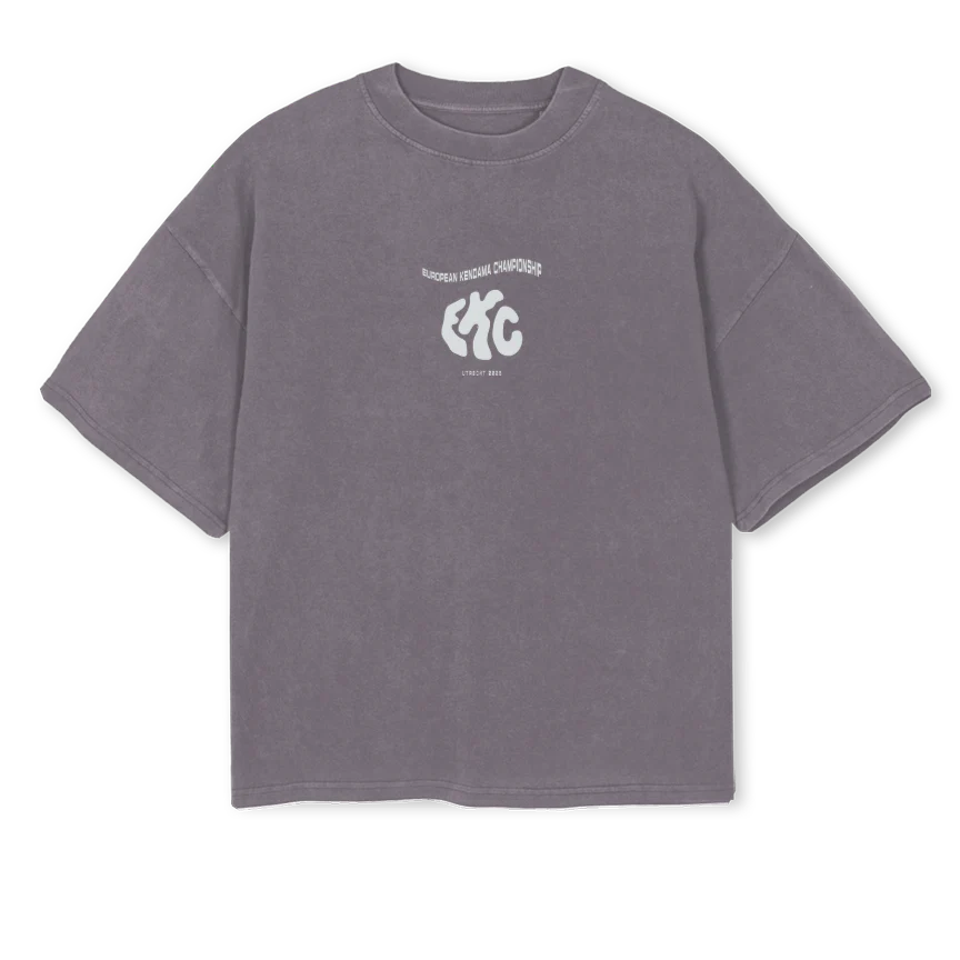 EKCTEEFINAL_PG Pigment Grey Oversized Boxy Tee