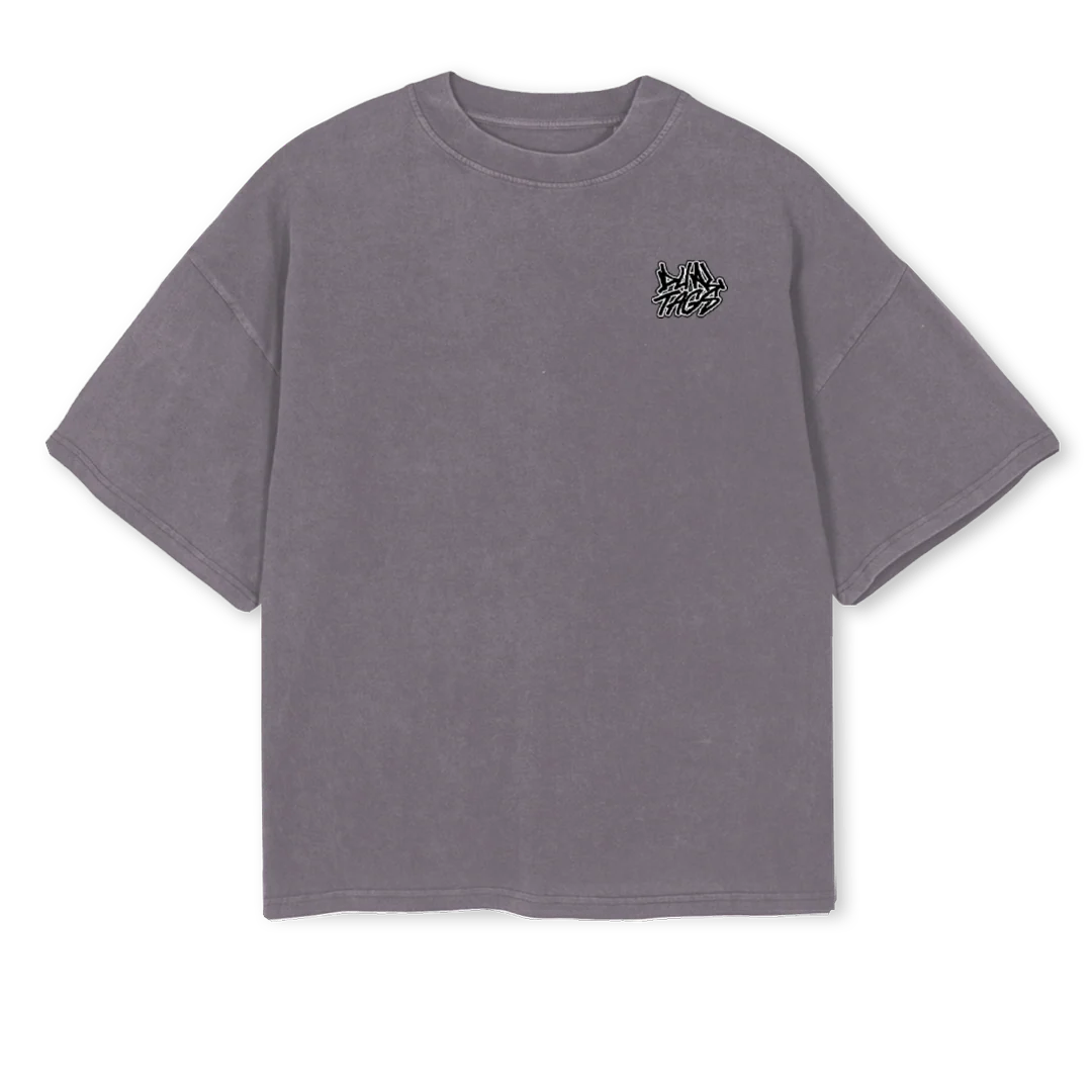 ALONE TOGETHER VTWO Pigment Grey Oversized Boxy Tee.