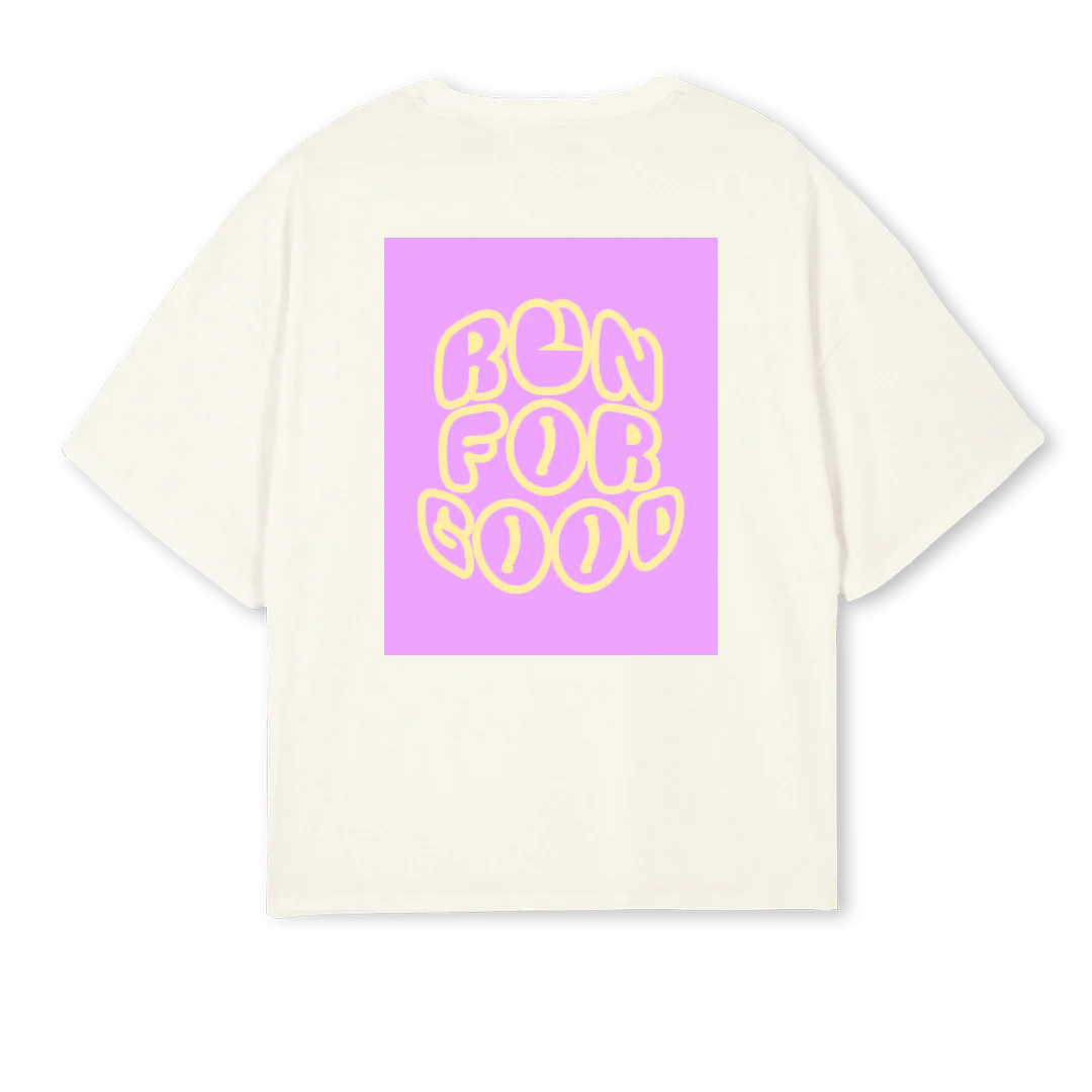 ALSTER SCHWAN Cream Oversized Boxy Tee. - Image 2
