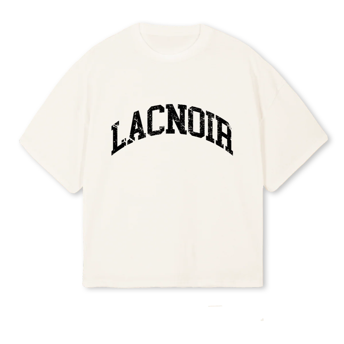 AMERCIANTWO Vintage White Oversized Boxy Tee.