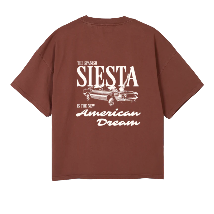 AMERICANBROWNTSHIRT Vintage Brown Oversized Boxy Tee. - Image 2