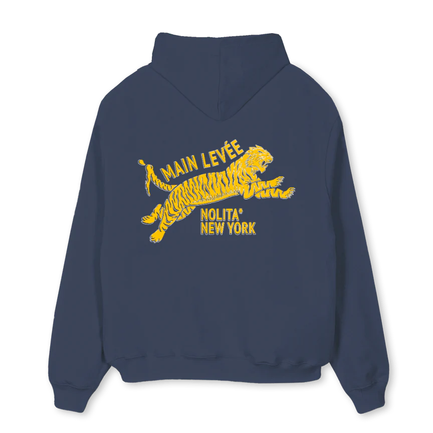 NOLITATIGER Navy Blue Oversized Hoodie - Image 2