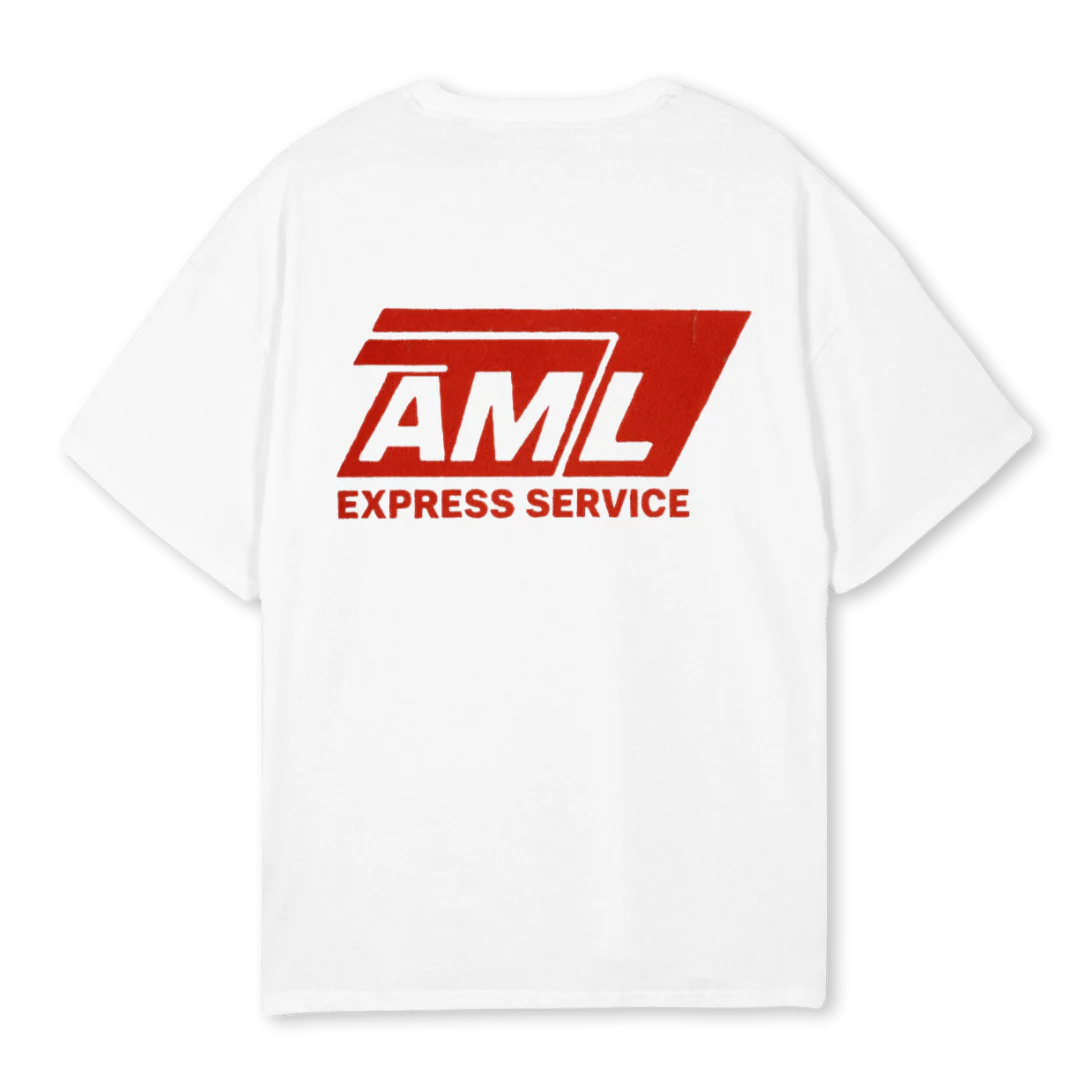 AMLEXPRESSRED White Oversized Tee. - Image 2