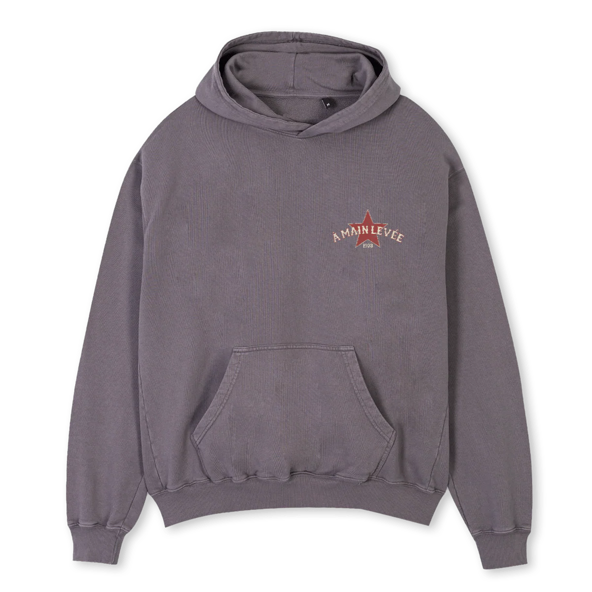 AMLSTAR Pigment Grey Oversized Hoodie.