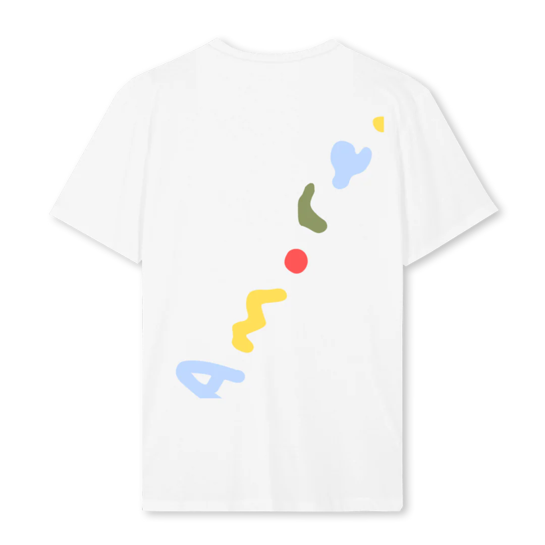 AMORE MULTI White Regular Tee. - Image 2