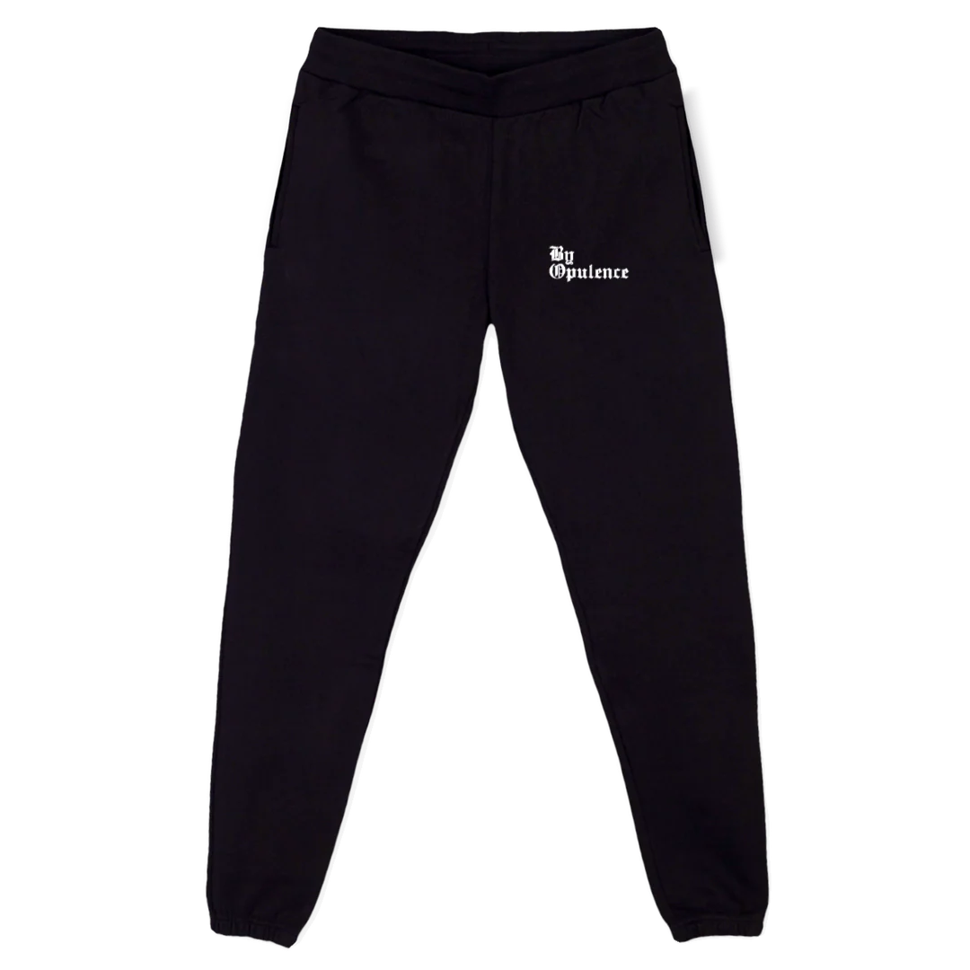 BYOPTP_B Black Relaxed Sweatpants.