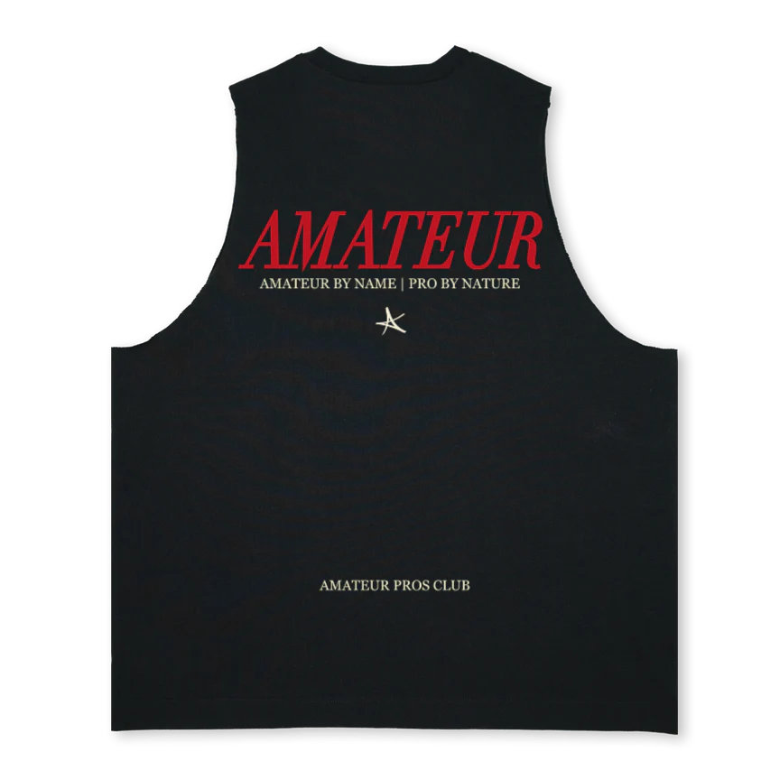 AMPVB Deep Black Oversized Vest. - Image 2