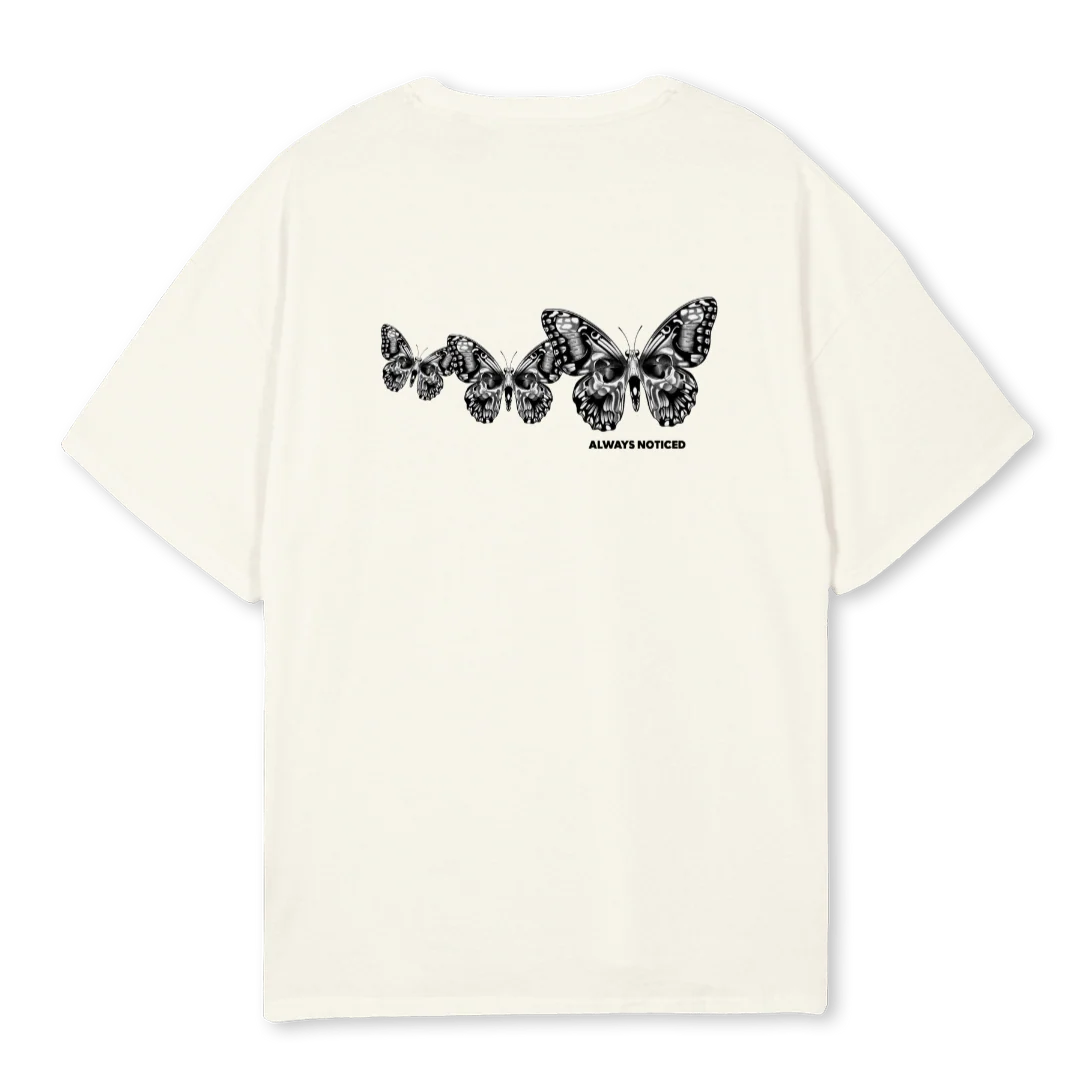 AN BF  Cream Oversized Tee. - Image 2