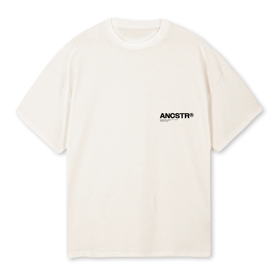 ANCSTREDITIONTSHIRT Vintage White Oversized Tee.