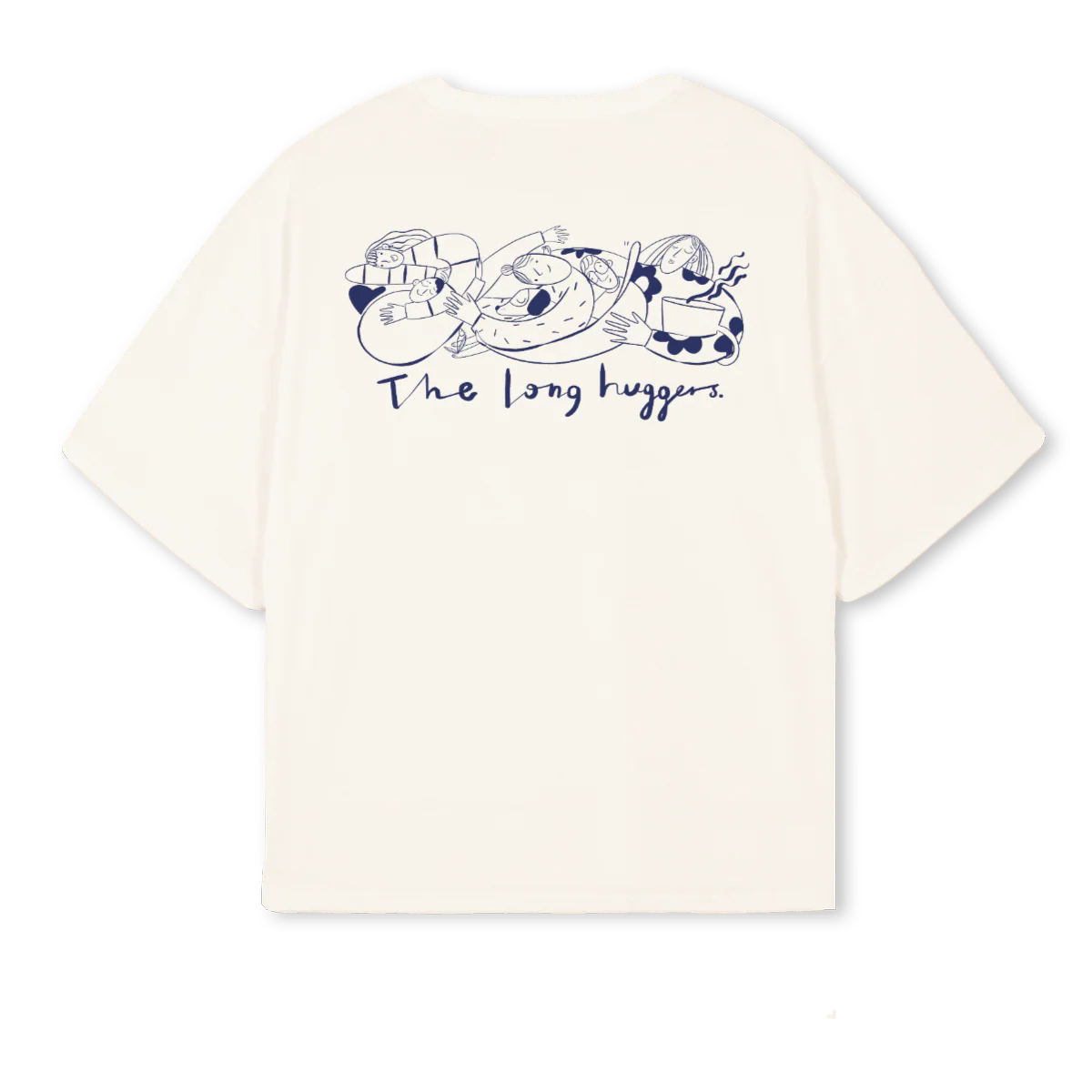 ANDFLOWHUGS Vintage White Oversized Boxy Tee. - Image 2