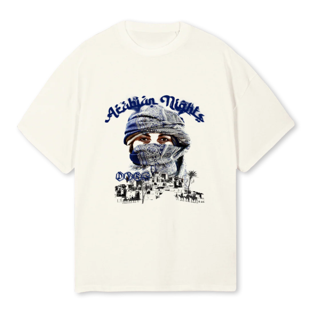 ANFIRST Cream Oversized Tee.