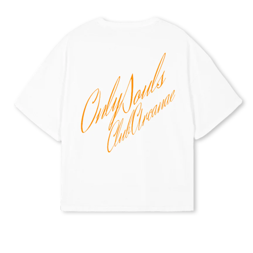 ANGELDEVIL White Oversized Boxy Tee. - Image 2