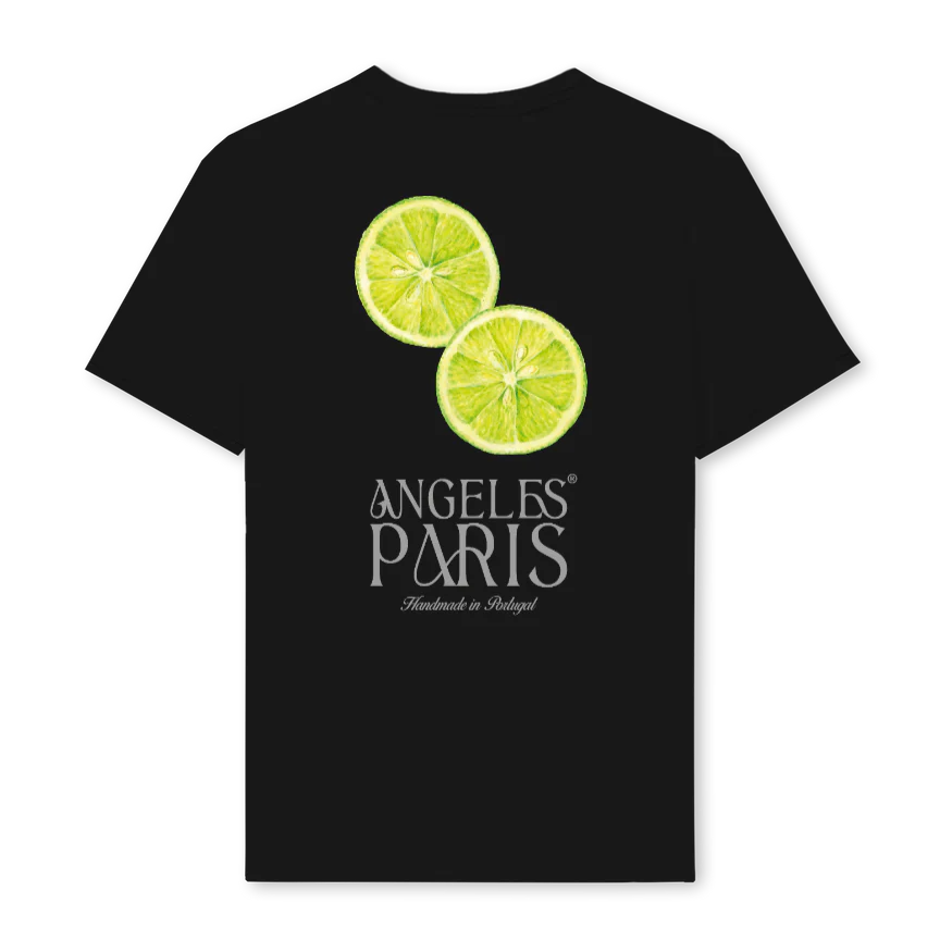 ANGELES CITRON Black Regular Tee. - Image 2
