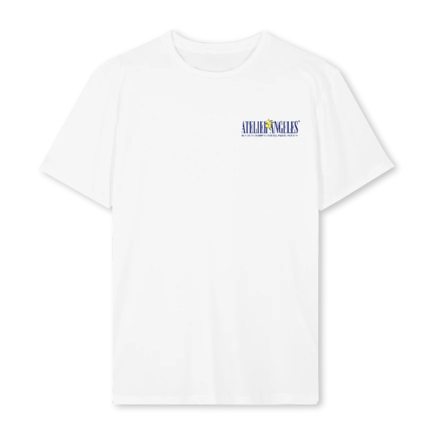 ANGELES GRECE White Regular Tee.