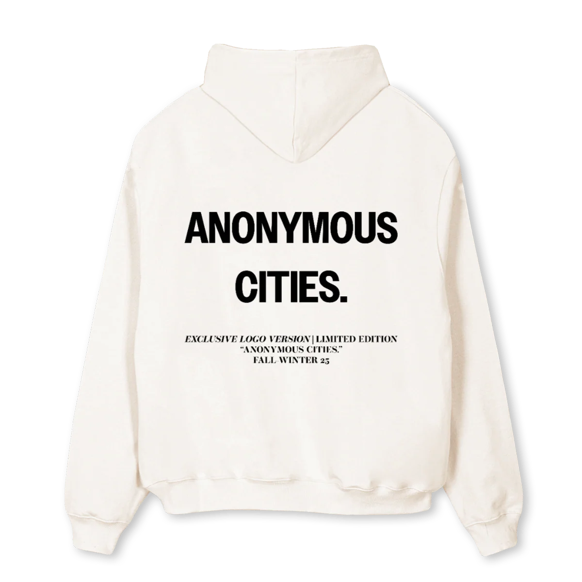 ANMCTSLOGOHOODIE Vintage White Oversized Hoodie. - Image 2