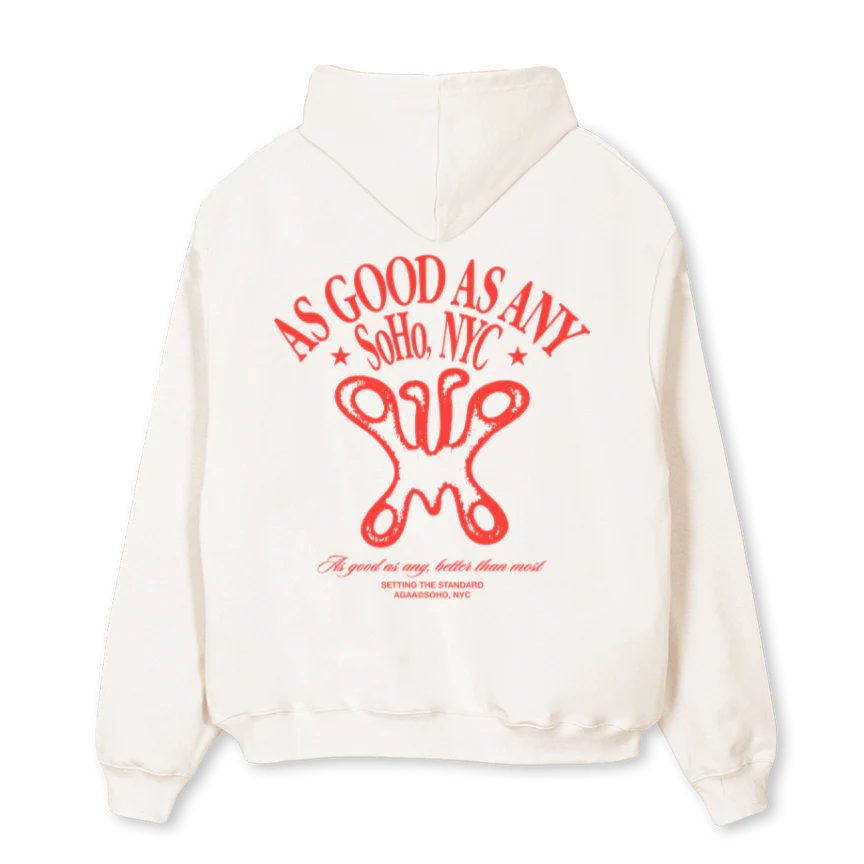 AAABUTTERFLY_VW Vintage White Oversized Hoodie - Image 2
