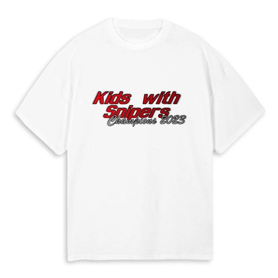 ANNIVERSARYTEE White Oversized Tee.