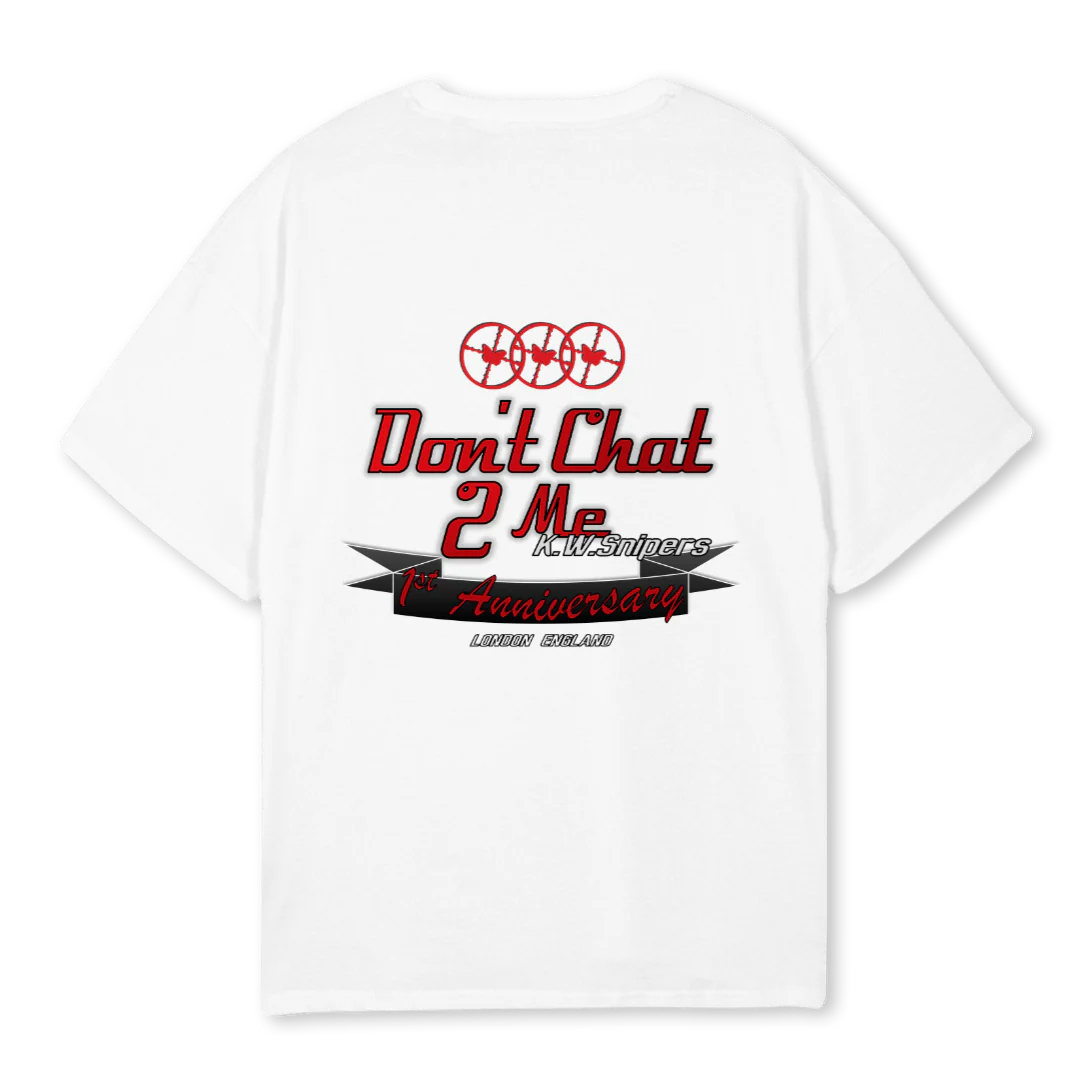 ANNIVERSARYTEE White Oversized Tee. - Image 2