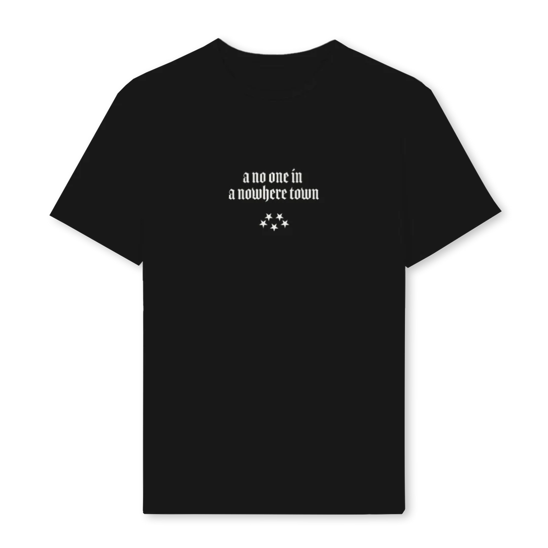 ANOONE Black Regular Tee.
