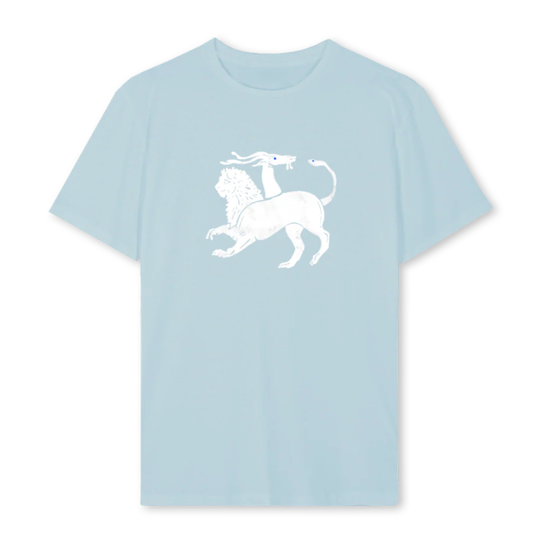 ANTHTEEBLUWHT Cold Blue Regular Tee.