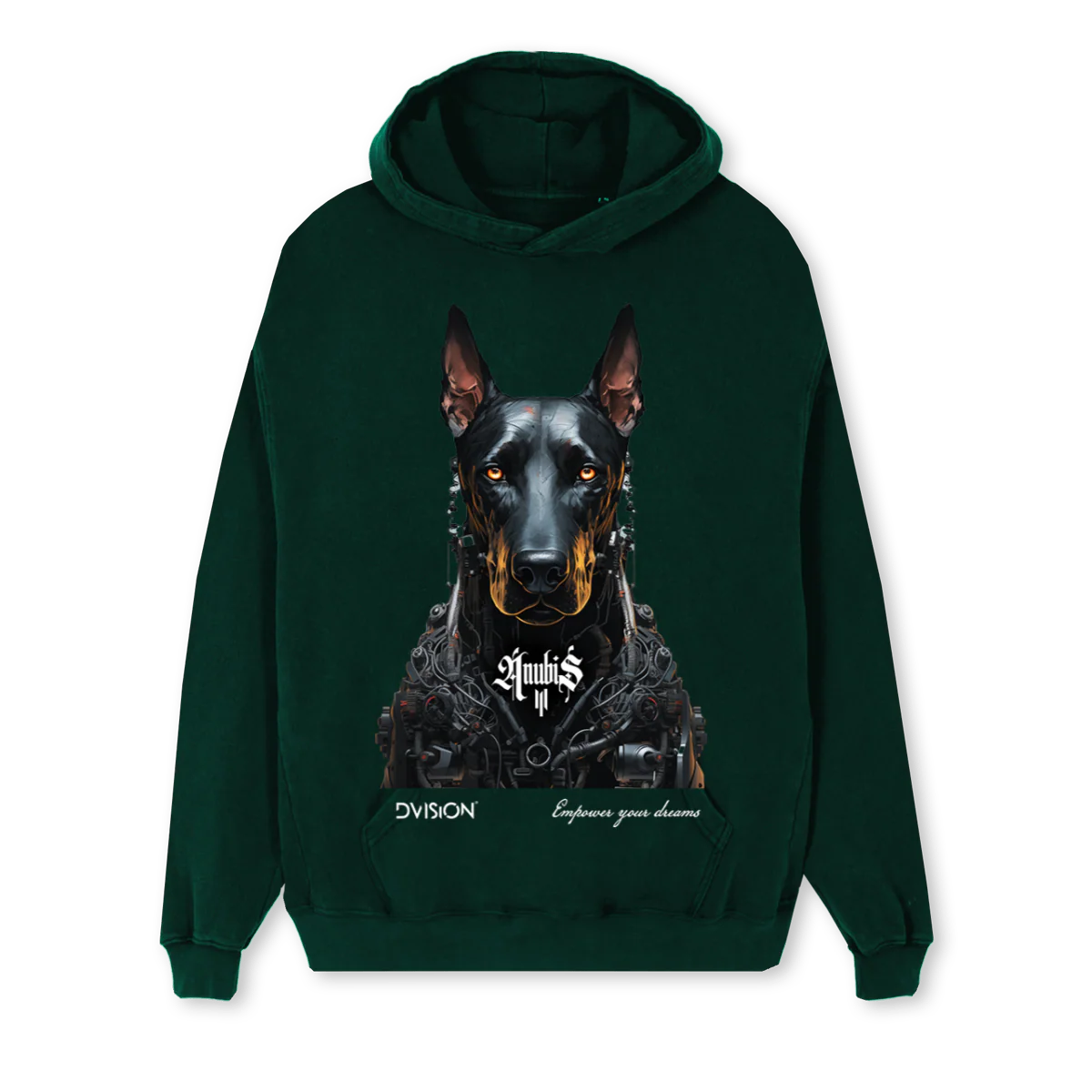 ANUBISH Wild Green Regular Hoodie.