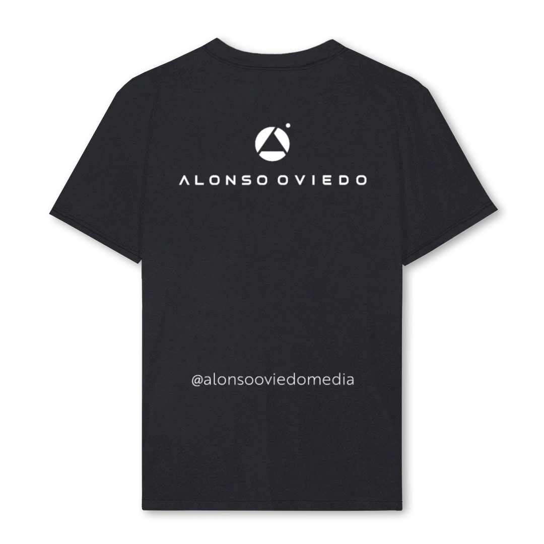 AOM Vintage Black Regular Tee - Image 2