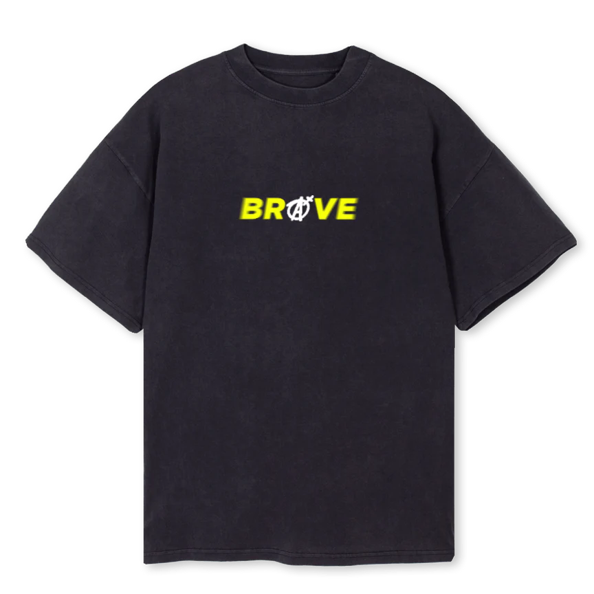 APMGLOVESTSHIRTVB Vintage Black Oversized Tee.