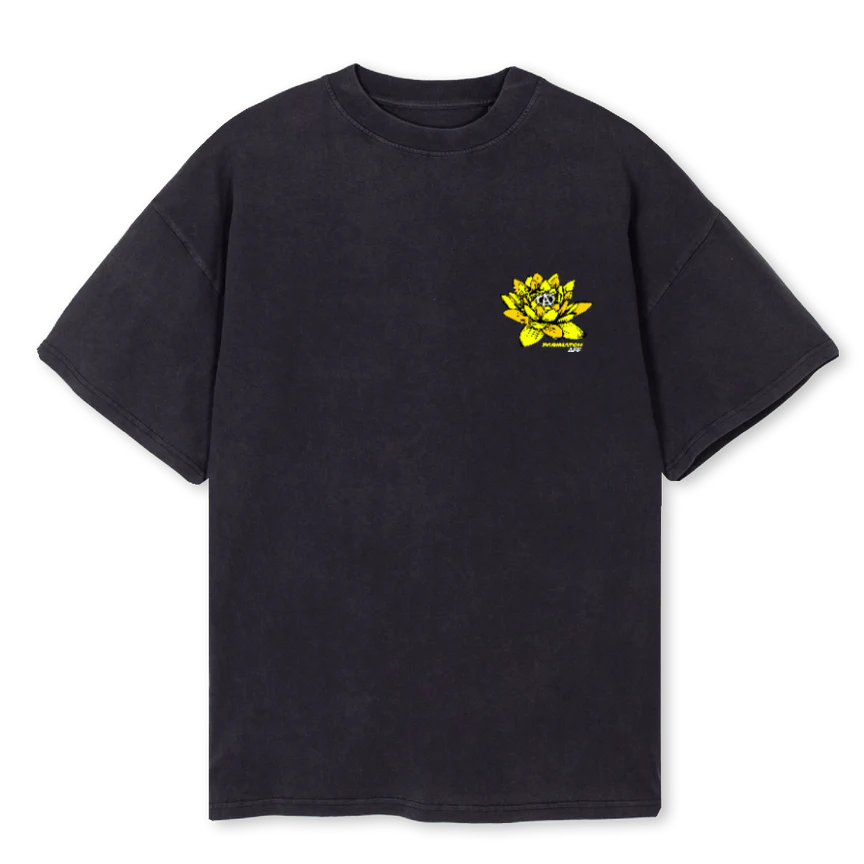 APMLOTOSTSHIRTVB Vintage Black Oversized Tee.