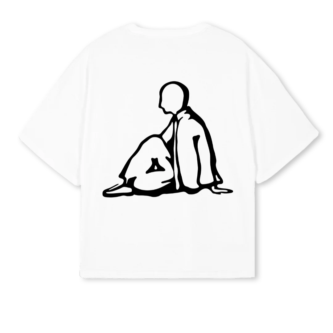 APOSWATCONE White Oversized Boxy Tee. - Image 2