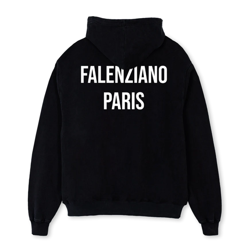 ARCHANGEL MICHEAL FZ Black Oversized Hoodie. - Image 2