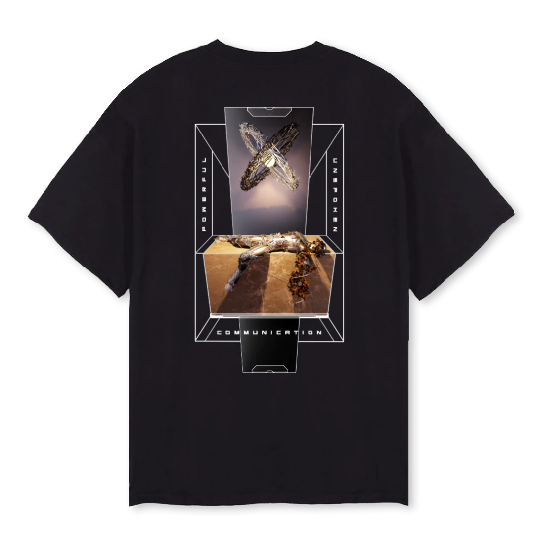 ARCHTEEBLACK Black Oversized Tee. - Image 2