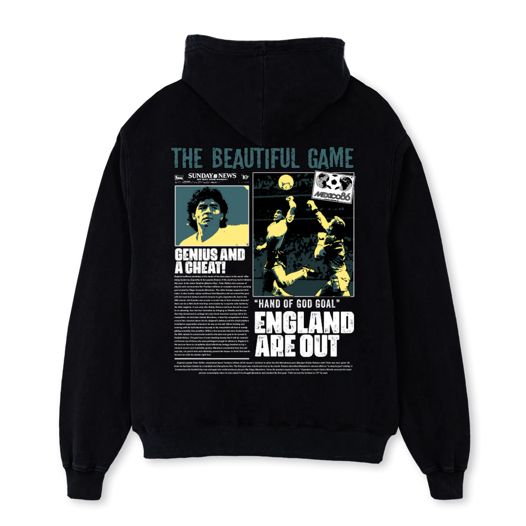 ARMANDO HOODIE Black Oversized Hoodie. - Image 2