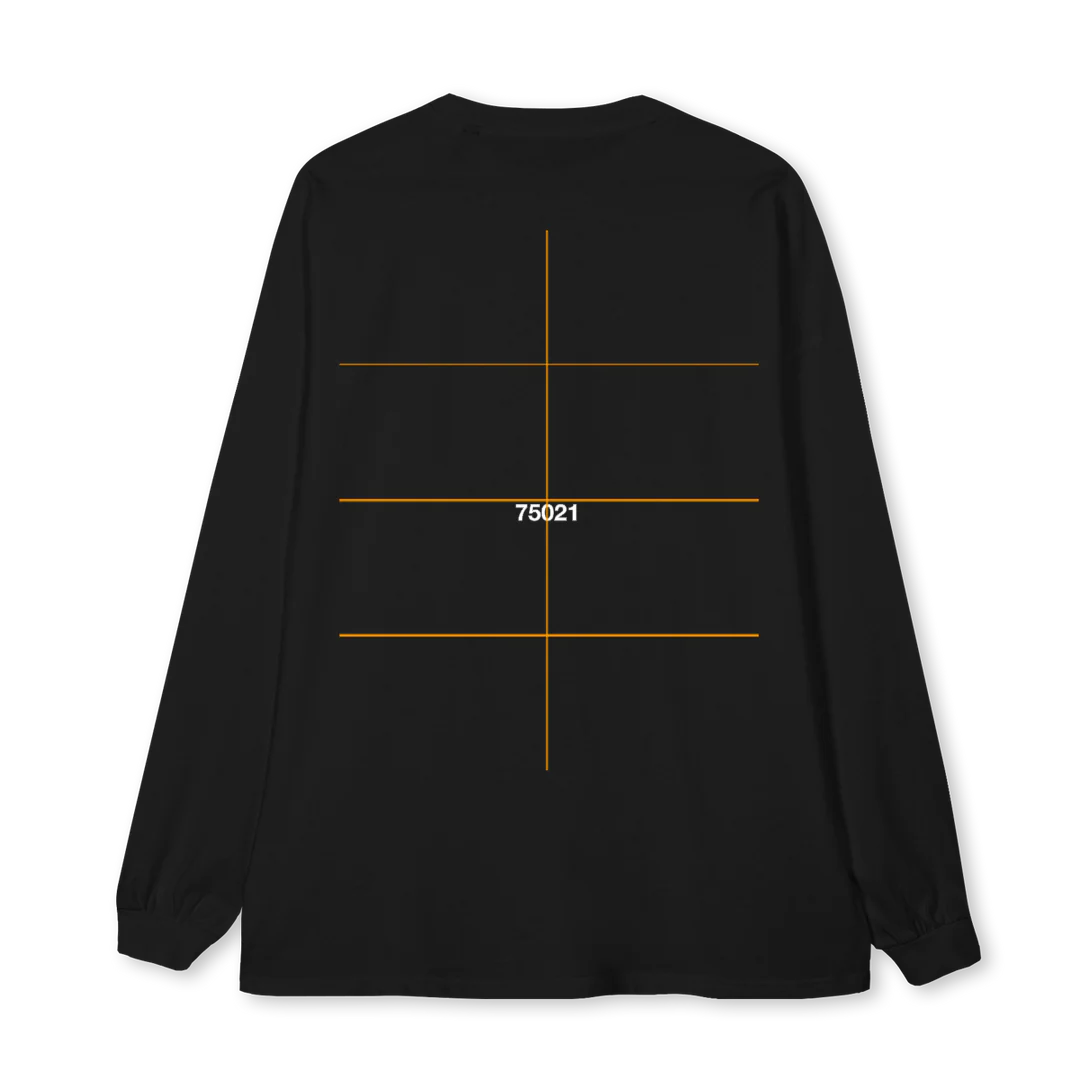 ARRONDISSEMENT T Black Oversized LS Tee. - Image 2