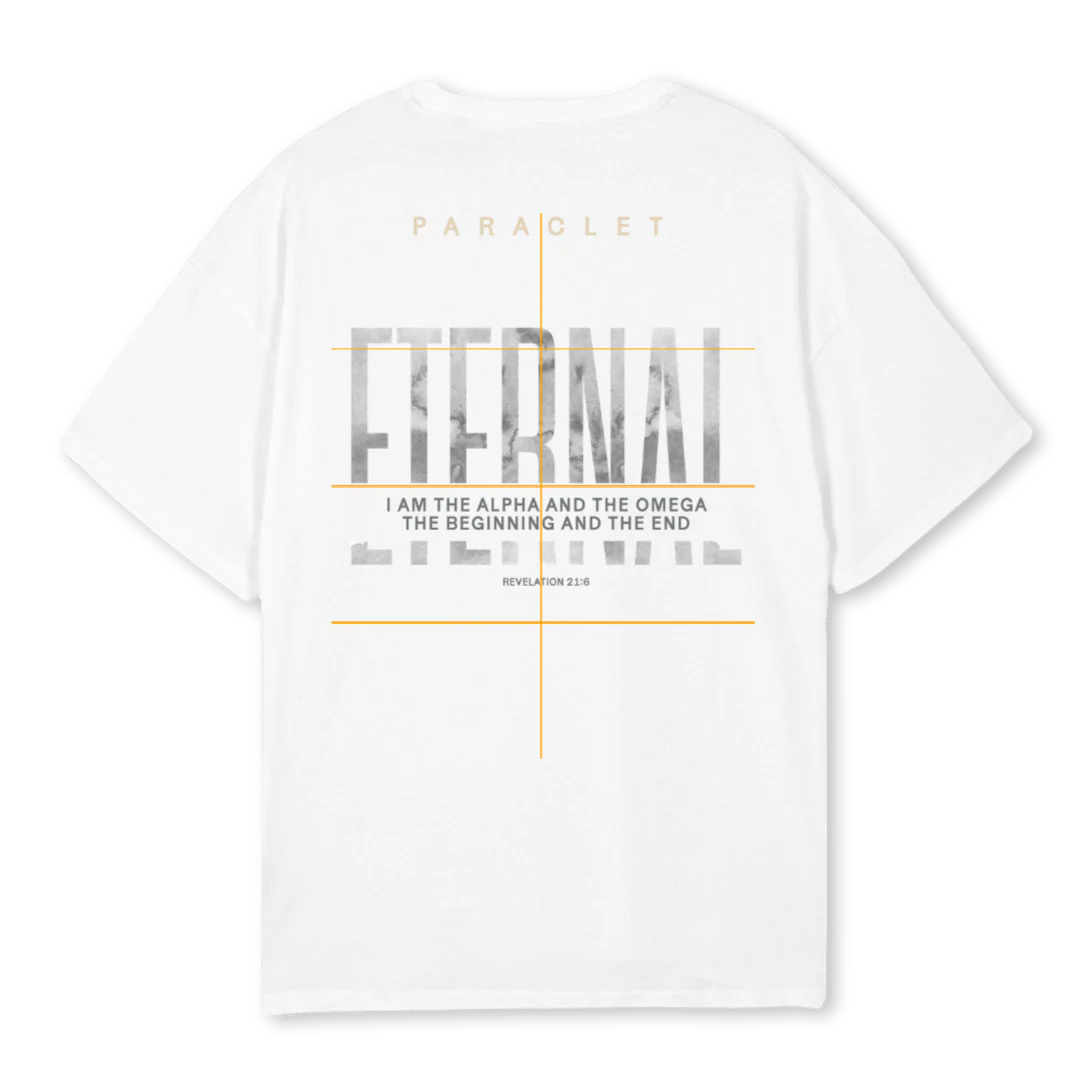 ART ETERNAL BLANC White Oversized Tee. - Image 2