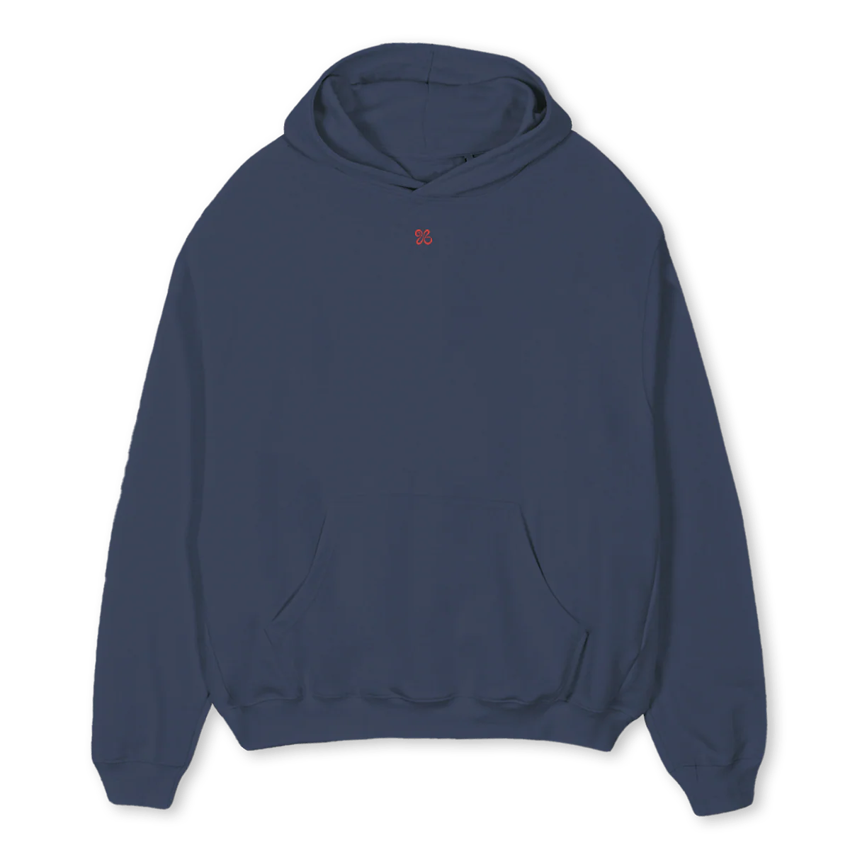 ARTISEVERYWHERETHREE Navy Blue Oversized Hoodie.