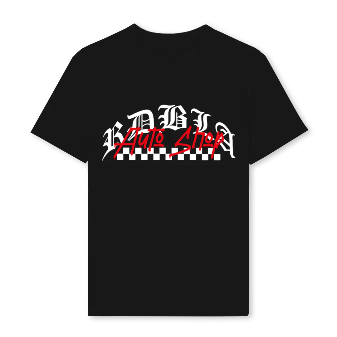 AS SPRAY Black Regular Tee.
