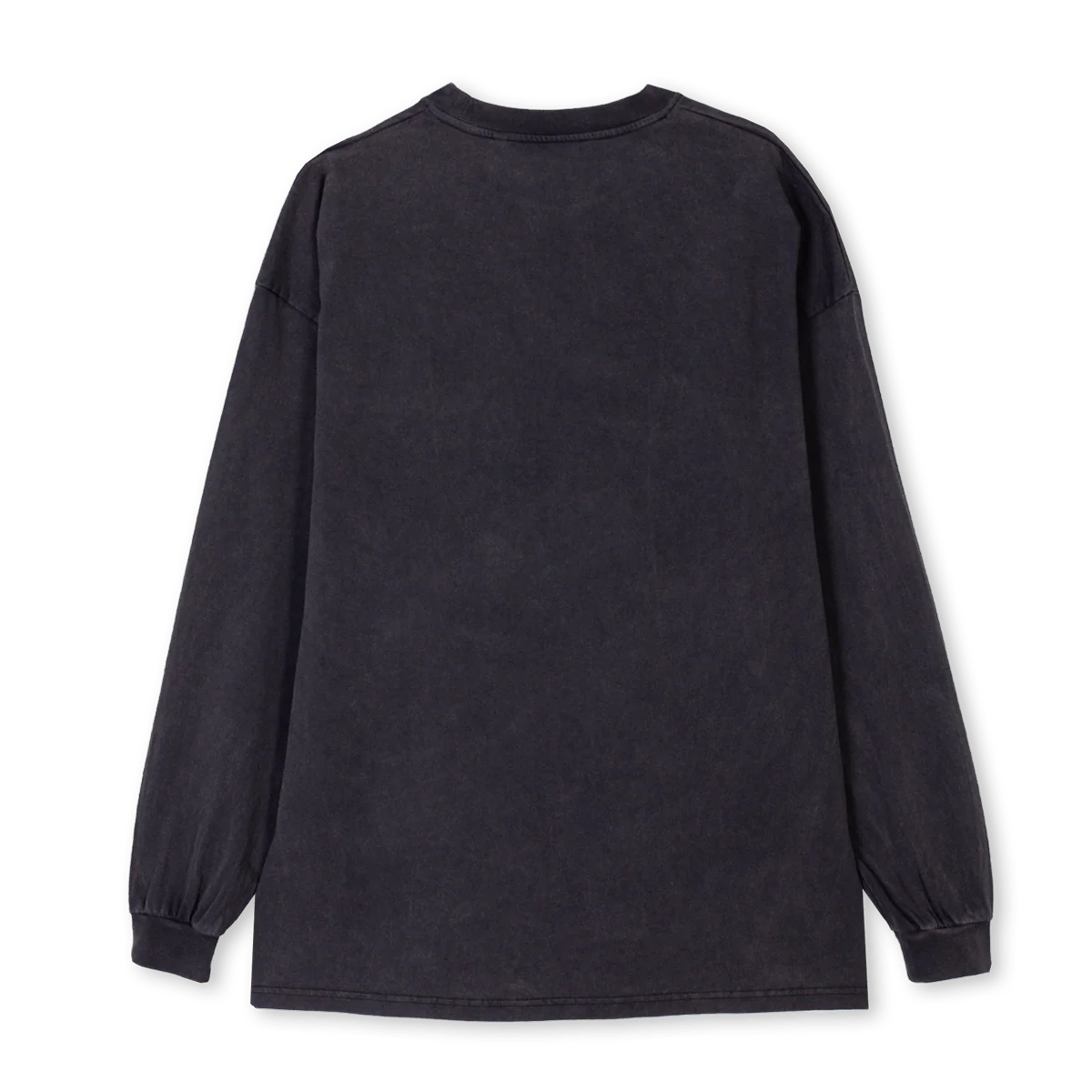 ASHEN PROPHET Vintage Black Oversized LS Tee. - Image 2
