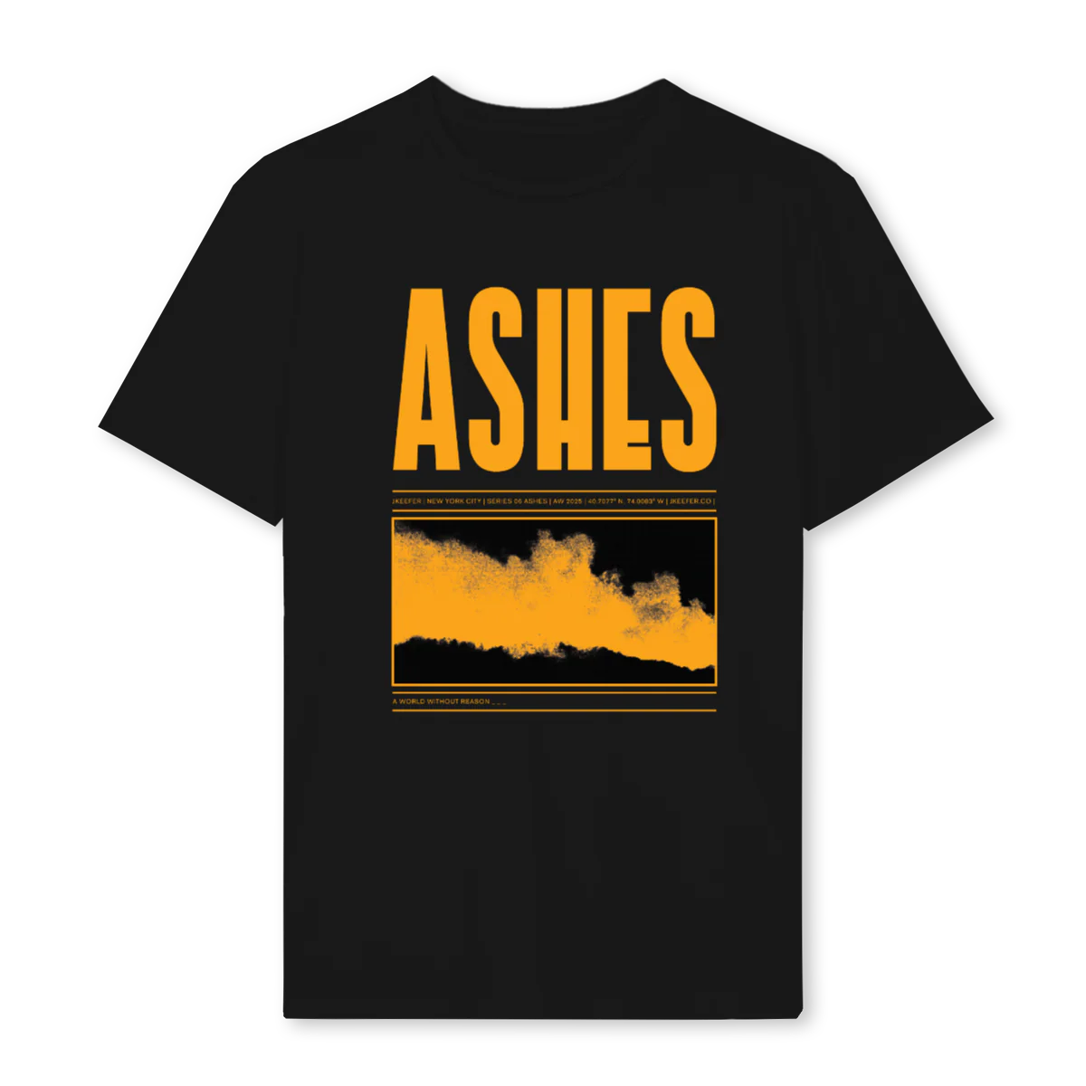 ASHESNORDS Black Regular Tee.