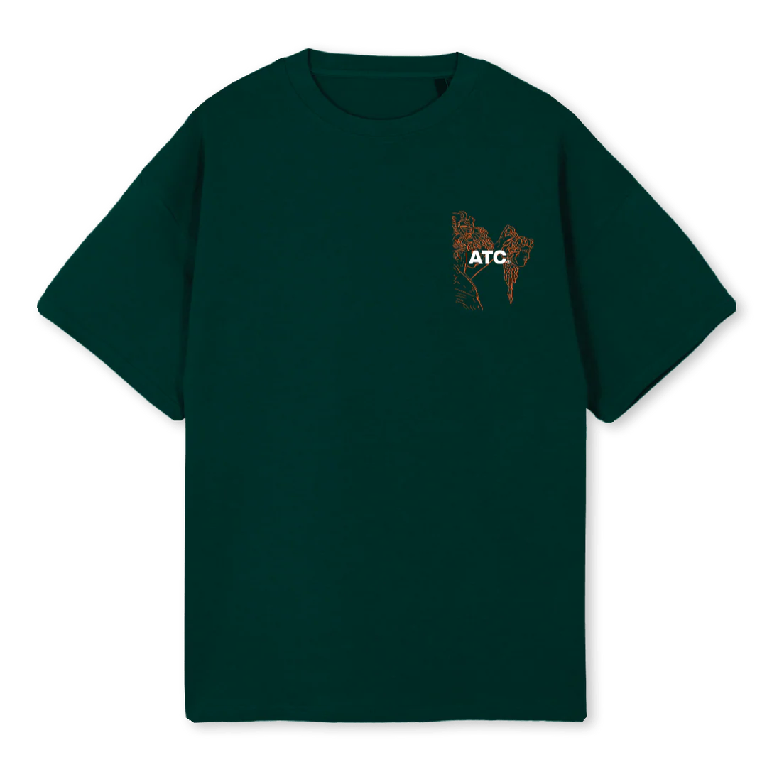 ATCPERSEUSGREENTEE Wild Green Oversized Tee.