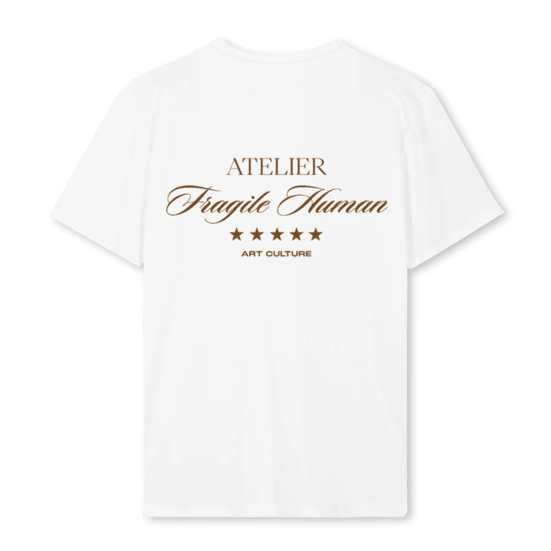 ATEL FRAGILE TI White Regular Tee. - Image 2