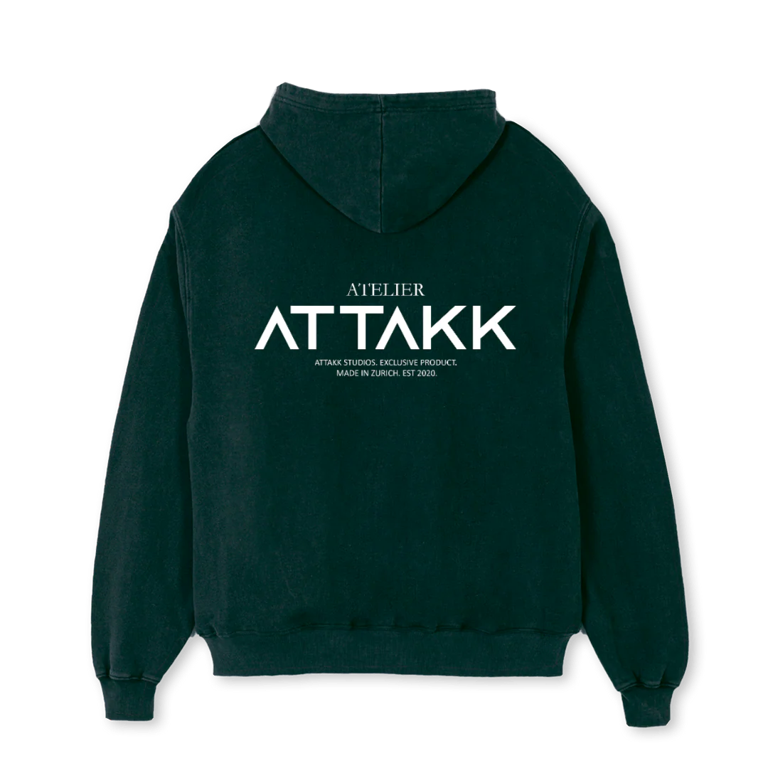 ATELIERHOODIE Wild Green Oversized Hoodie. - Image 2