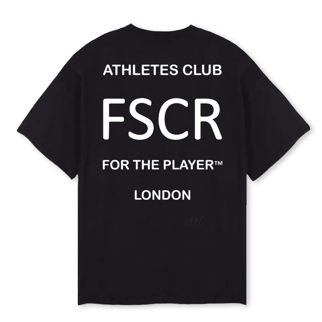 ATH CLUB FINAL Black Oversized Tee. - Image 2