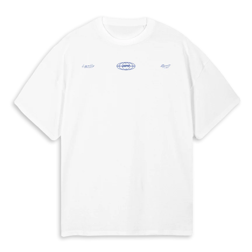 ATHBHEOWHITE White Oversized Tee.