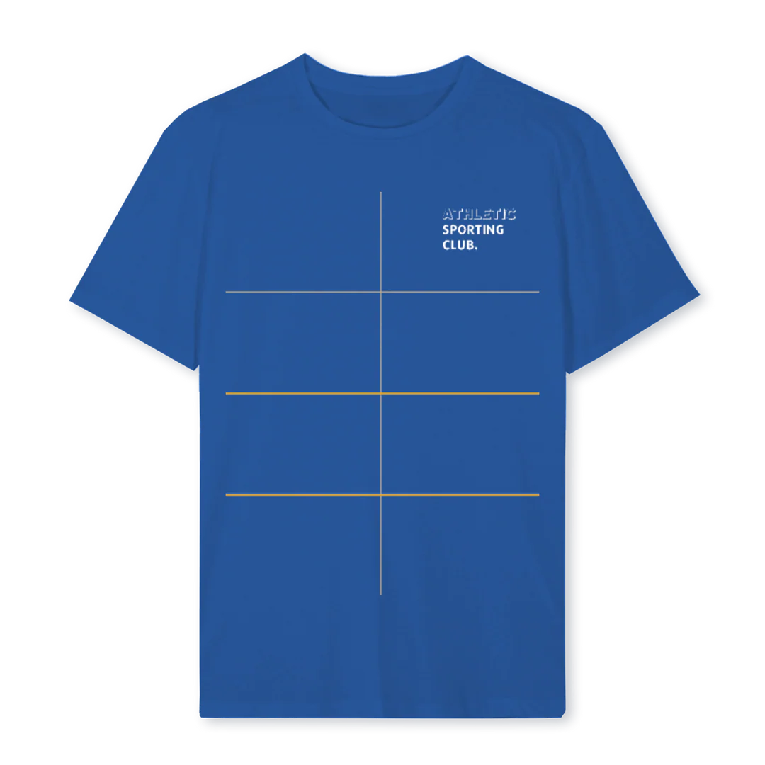 ATHLETICSPORTCLUB Cobalt Blue Regular Tee.