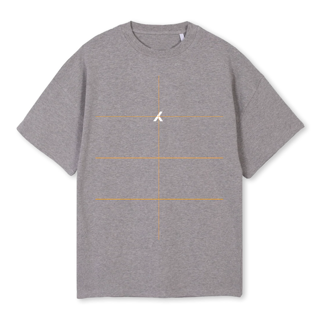 ATKGREY Grey Marl Oversized Tee.