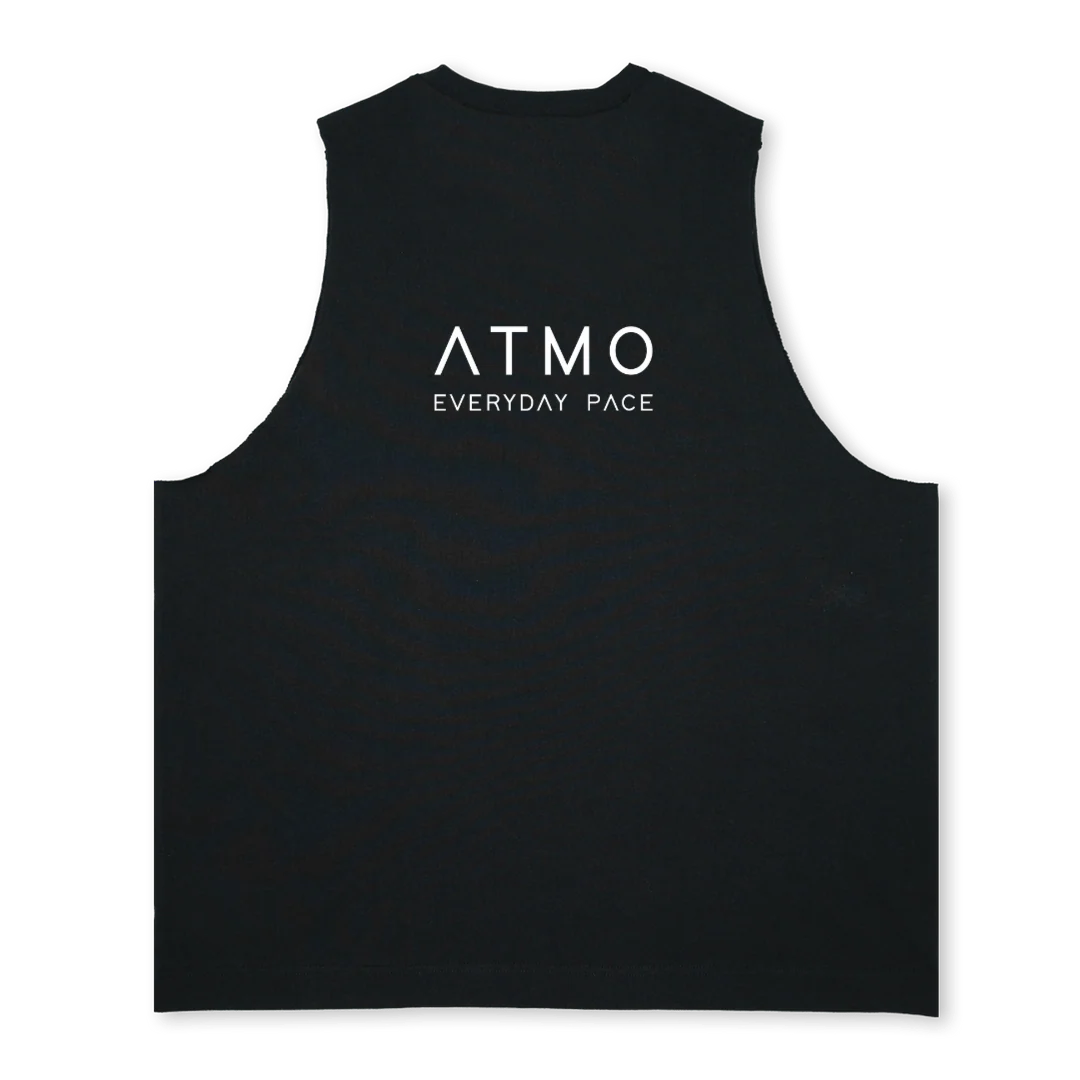 ATMOTL Deep Black Oversized Vest. - Image 2