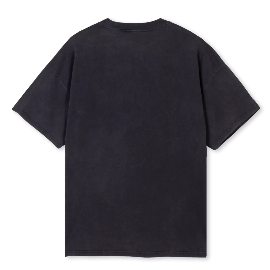 AUSTRONAUTE GREY Vintage Black Oversized Tee. - Image 2