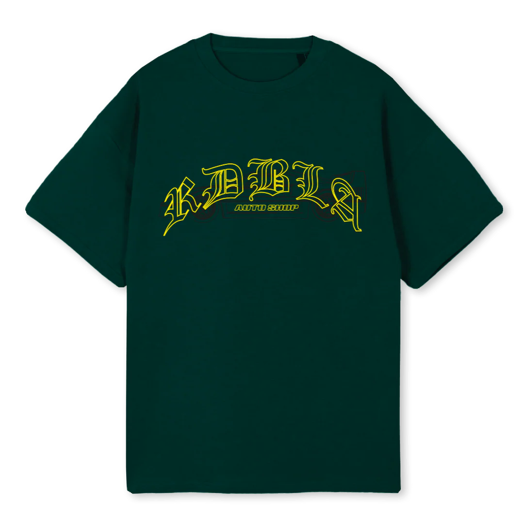 AUTO SHOP GREEN Wild Green Oversized Tee.