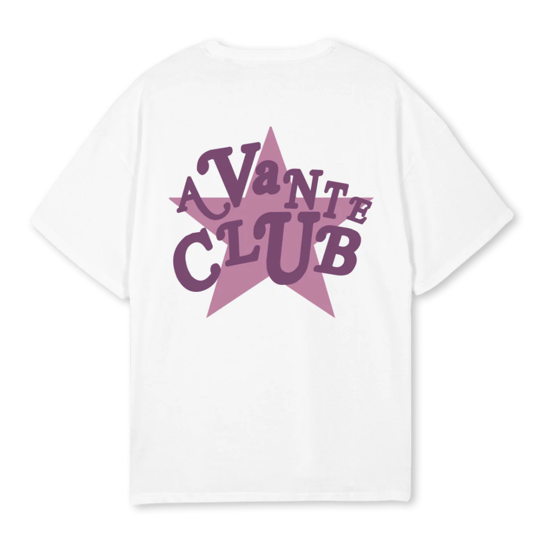 AVANTE CLUB White Oversized Tee. - Image 2